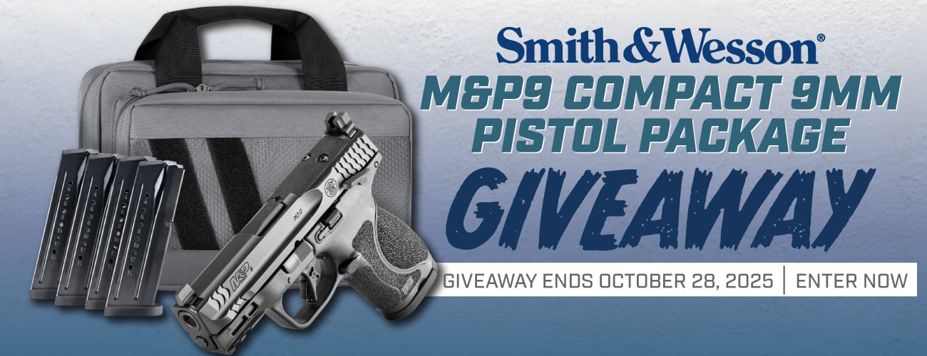 S&W M&P9 Compact 9mm Pistol Pacakge Giveaway